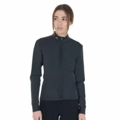 Online Veste zippée à strass - Femme Tenue D'Équitation Femme·Sweat Shirt, Polaire Et Pull Femme