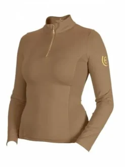 Online Vision Top Champagne - Femme Tenue D'Équitation Femme·Polos Et Chemises